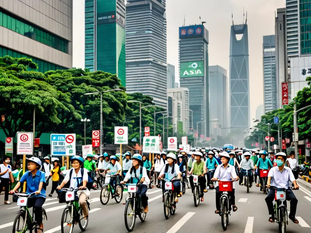 Activismo por la legislación ambiental en Asia: contraste entre la ciudad moderna y la lucha por la sostenibilidad