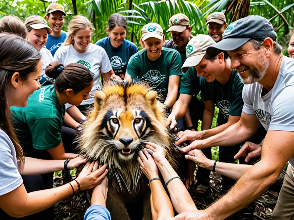 Activistas y voluntarios liberan animales rehabilitados en biodiverso hábitat