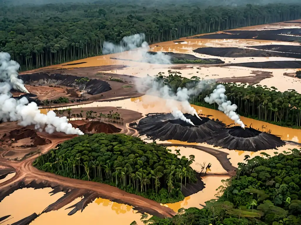 Desolación en la Amazonía por minería ilegal: impacto global de la destrucción en la biodiversidad y ecosistema