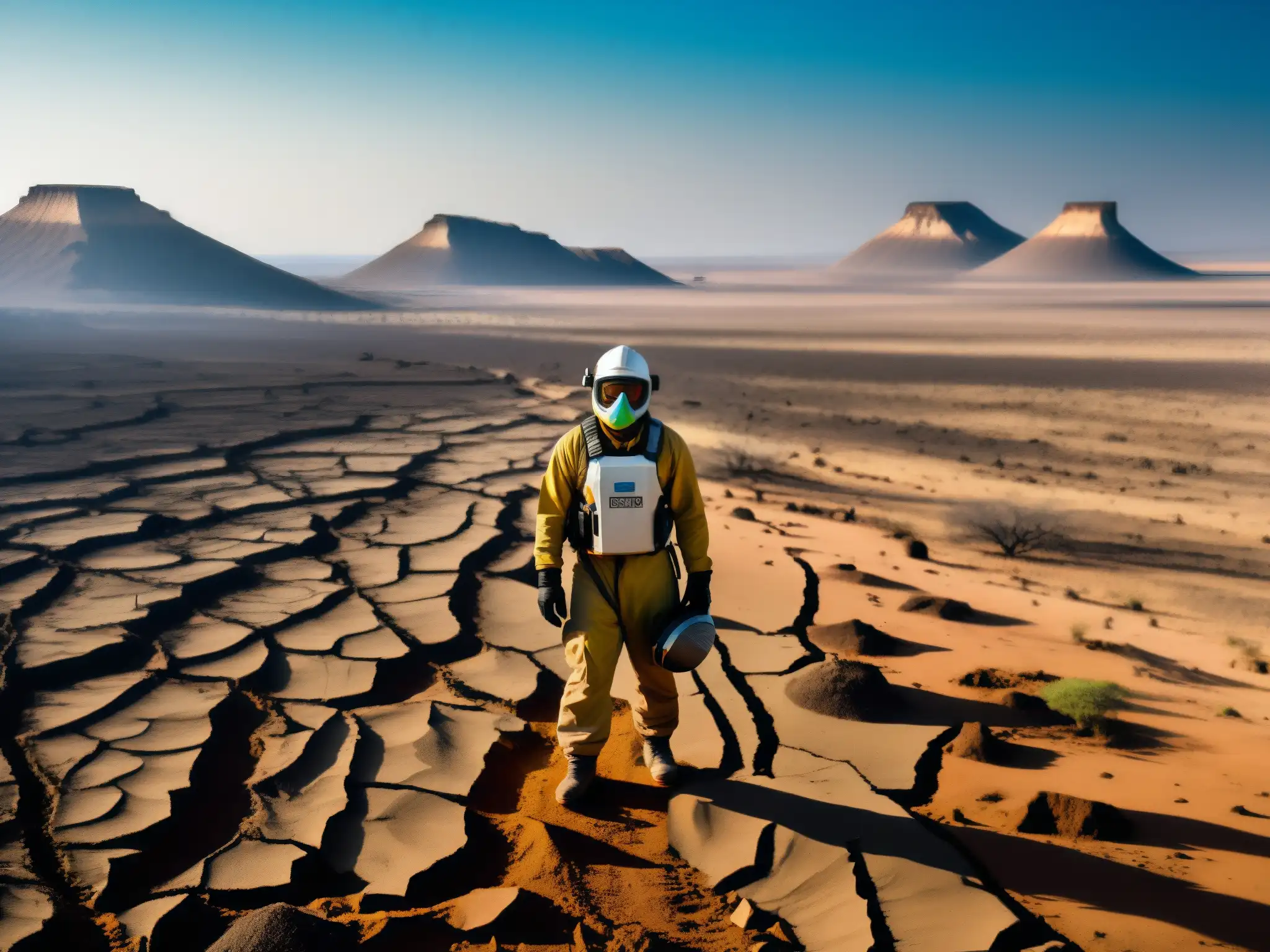 Desolación por deforestación y cambio climático