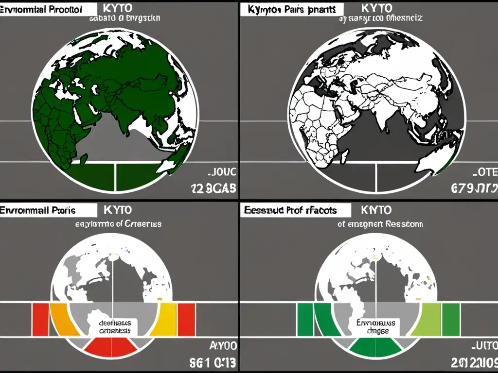 Comparativa impactos Protocolo Kioto vs