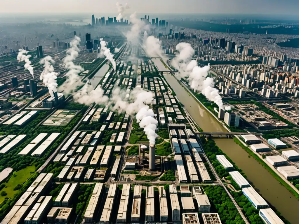 Contraste impactante entre la desigualdad ambiental y la ética jurídica, reflejando la urgencia de cambios