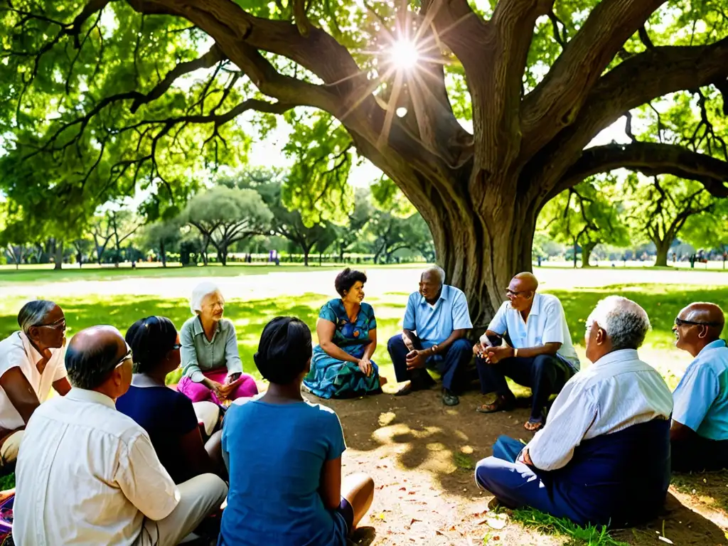 Conversación intergeneracional sobre Ética del derecho ambiental bajo un árbol