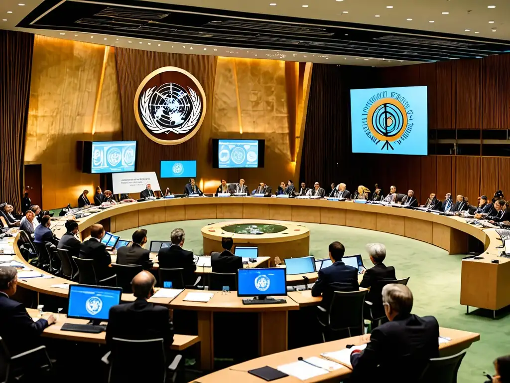 Delegados de todo el mundo discuten legislación internacional cambio climático en una conferencia de la ONU