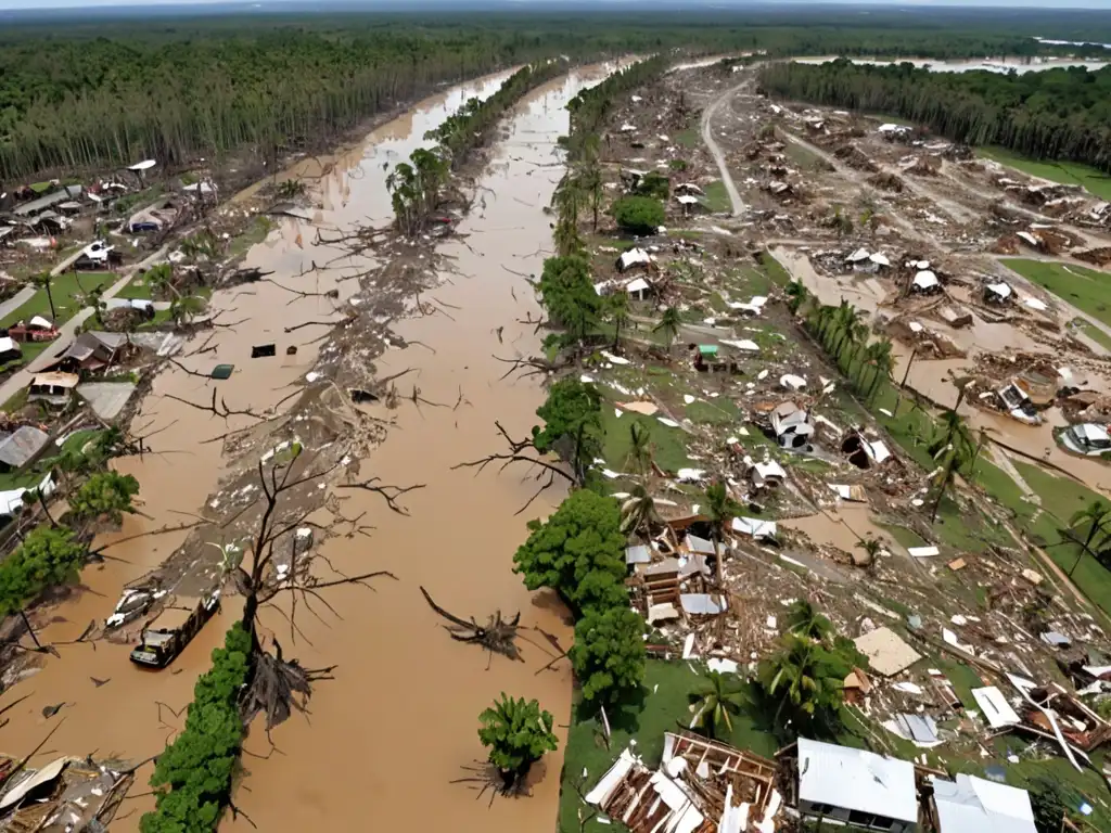 Devastación causada por desastre natural: impacto global del derecho ambiental