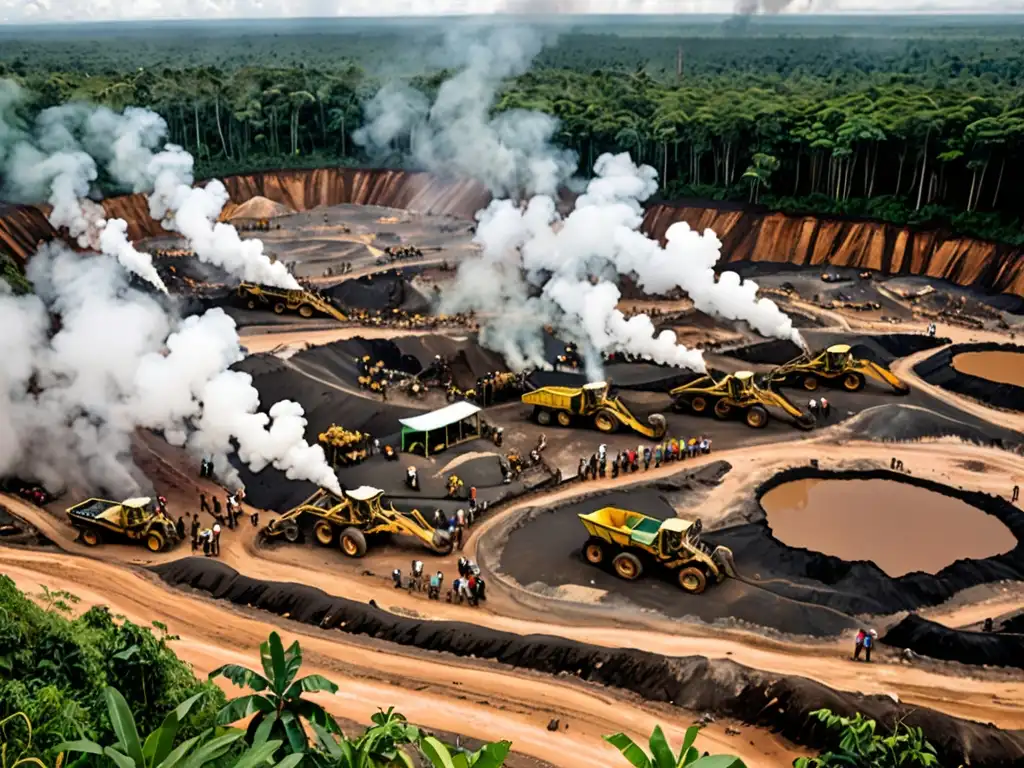 Devastador impacto global de la minería ilegal en la selva amazónica: contraste entre la belleza natural y la destrucción ambiental