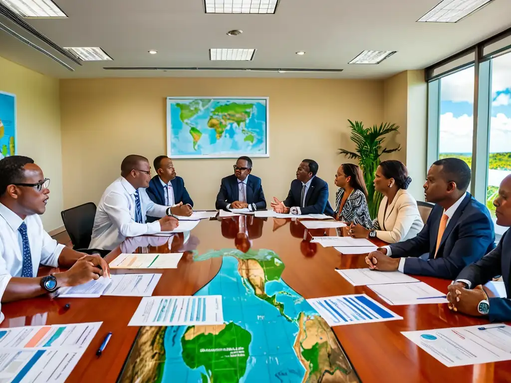 Expertos en legislación ambiental del Caribe abordan desafíos y buscan respuestas en una mesa de conferencias frente al mar Caribe