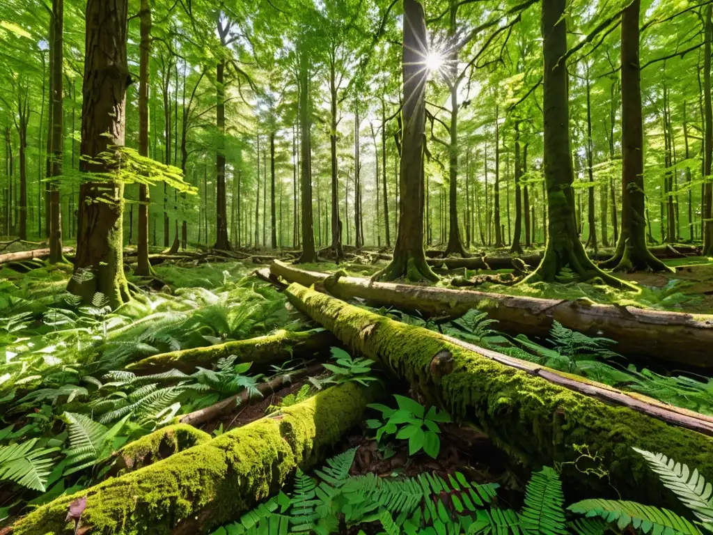 Exuberante bosque europeo, reflejo de la legislación ambiental de la Unión Europea