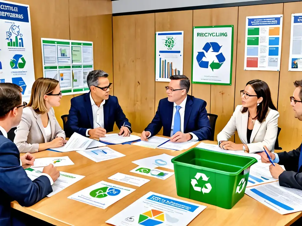 Grupo de emprendedores y expertos legales discuten la interpretación de leyes de reciclaje