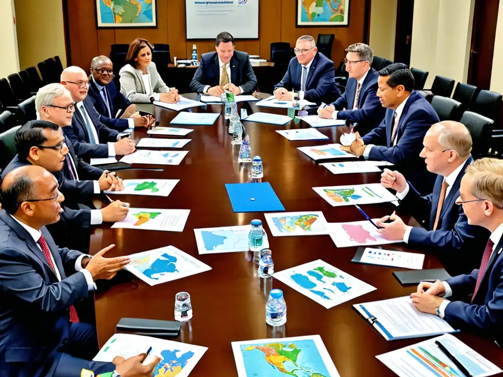 Líderes de América alineando políticas posCOP26 Grupo de líderes de políticas nacionales de América en intensa reunión postCOP26