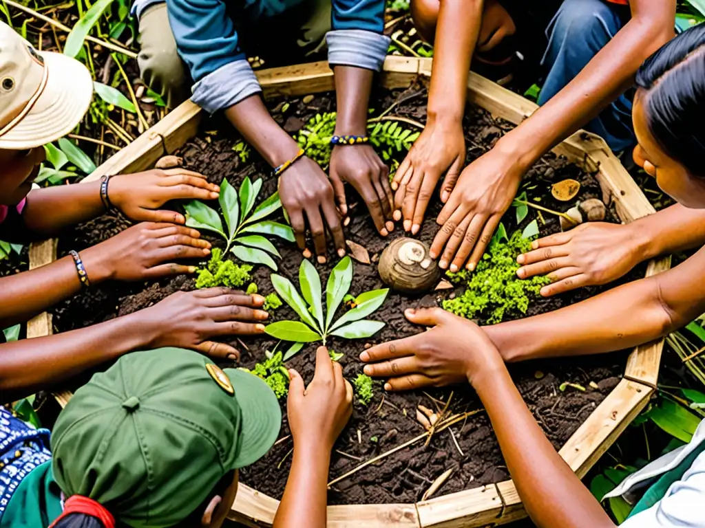 Un grupo de miembros de la comunidad se dedica a la conservación en Zonas de Conservación Especial especies amenazadas, mostrando su dedicación y el impacto de su labor en la protección de la vida silvestre