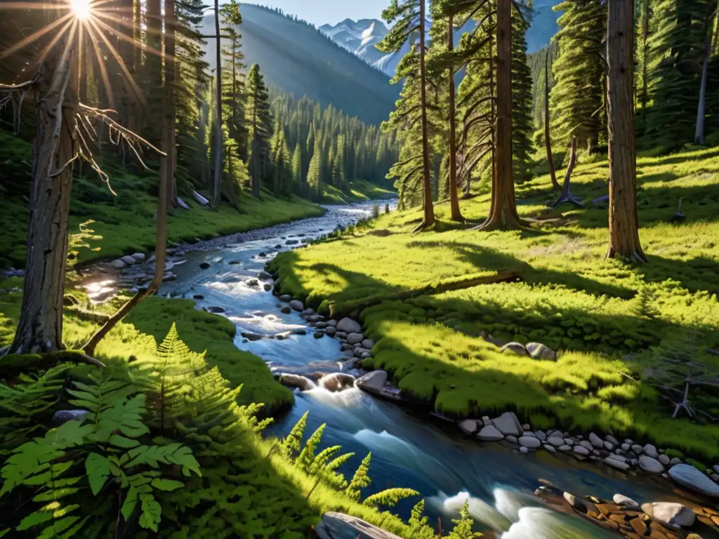 Imagen de un paisaje natural en un parque nacional, resalta la importancia del modelo conservación Ley Parques Nacionales