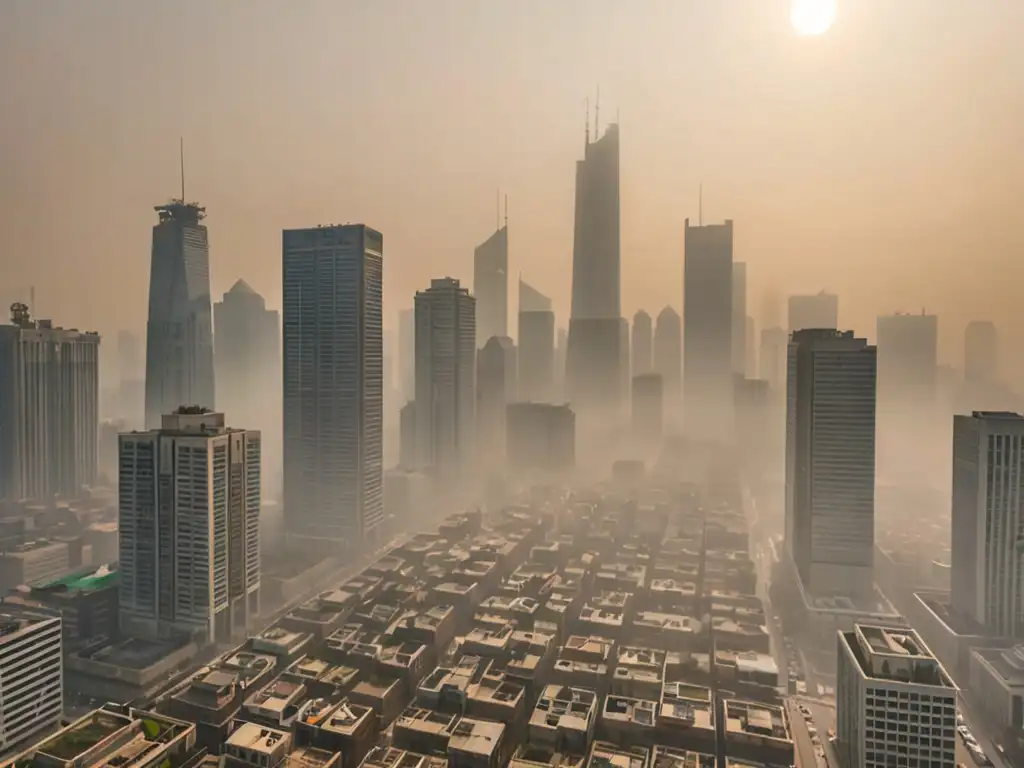 La impactante ciudad envuelta en smog resalta la urgencia de la legislación calidad aire impacto global