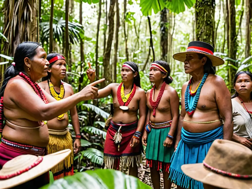 Indígenas guían ecoturismo en exuberante selva, mostrando biodiversidad