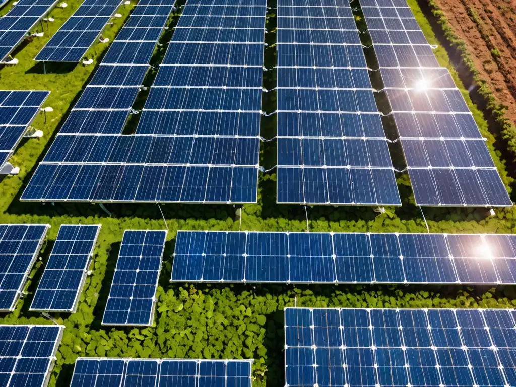 Instalación de paneles solares en día soleado, destacando la importancia de los subsidios energía limpia