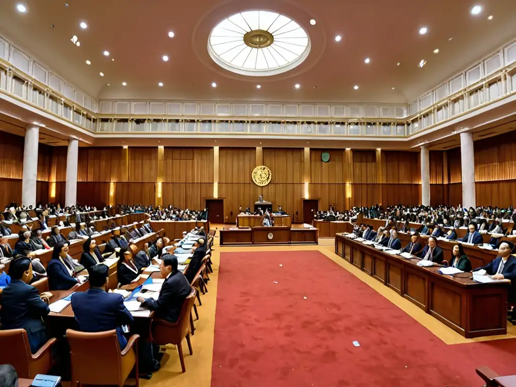 Intensa discusión sobre Ética en legislación cambio climático en el salón legislativo nacional