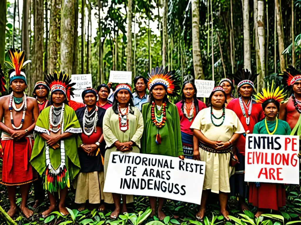 Líderes indígenas y activistas ambientales abogan por legislación inclusiva pueblos indígenas América frente a exuberante selva