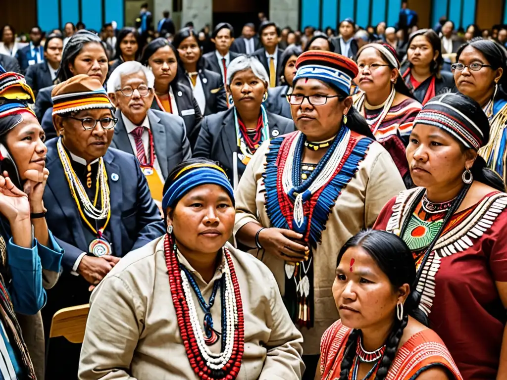 Diversos líderes indígenas negocian derechos en la ONU