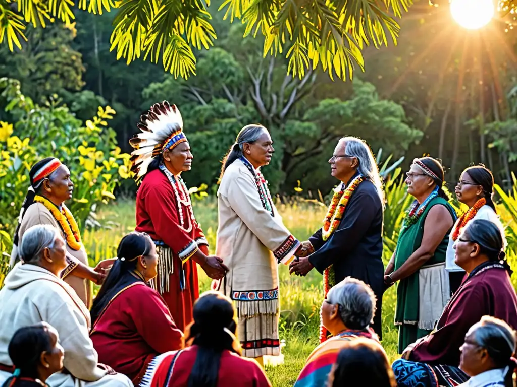 Líderes indígenas de todo el mundo se unen en ceremonia para honrar la Tierra, mostrando influencia en comunidades locales y políticas ambientales