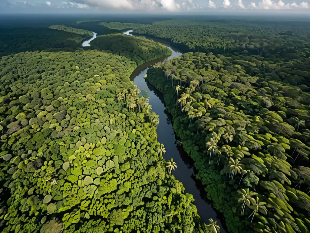 Resplandeciente selva lluviosa, un paraíso natural con ríos cristalinos y diversidad de vida