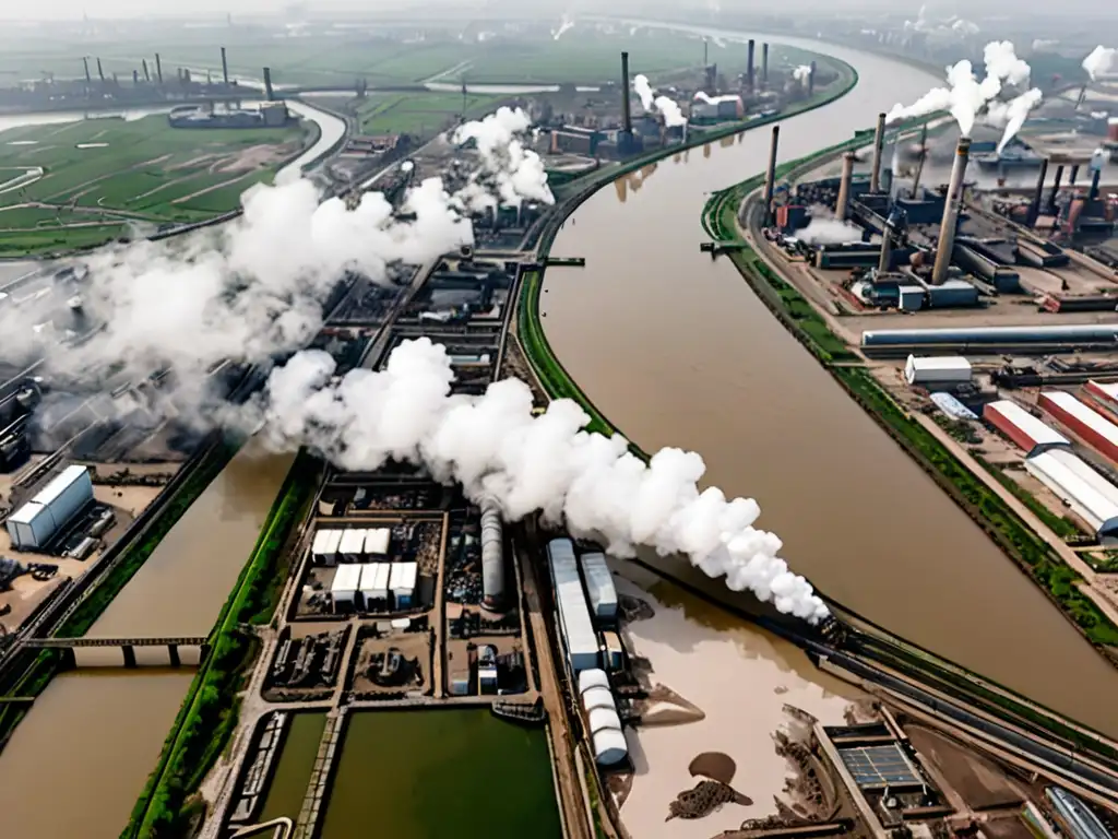 Río contaminado en zona industrial muestra el impacto del Brexit en políticas ambientales