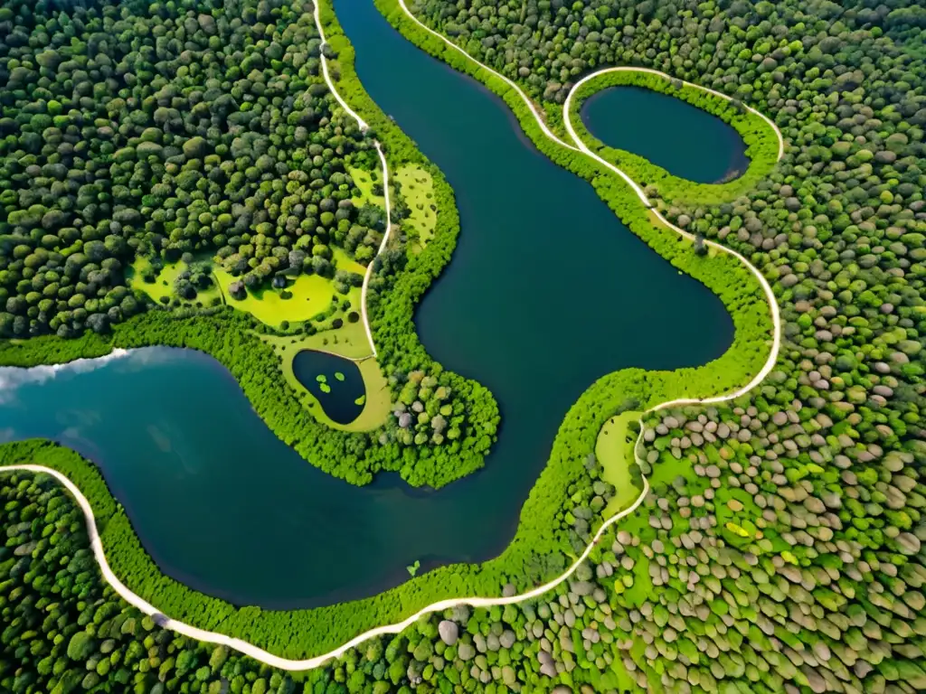 Un santuario de vida silvestre exuberante y expansivo, hogar de elefantes, jirafas y aves coloridas