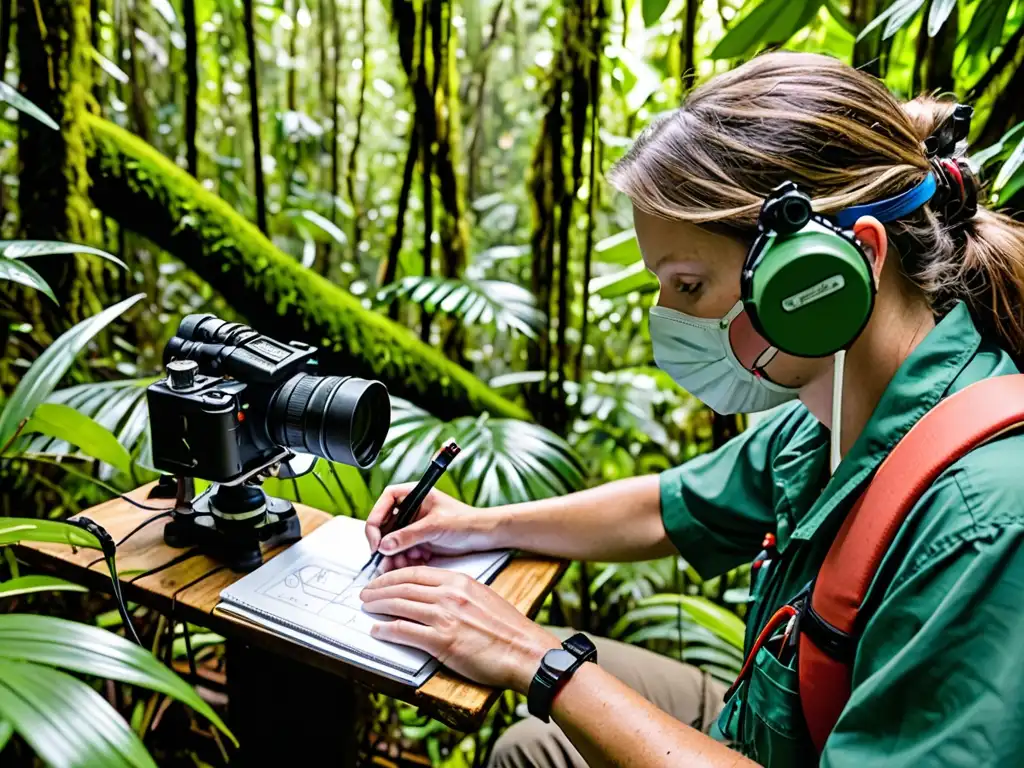 Biología en la selva: investigación de Evaluaciones de Impacto Ambiental sostenibilidad con precisión y dedicación en la exuberante vegetación