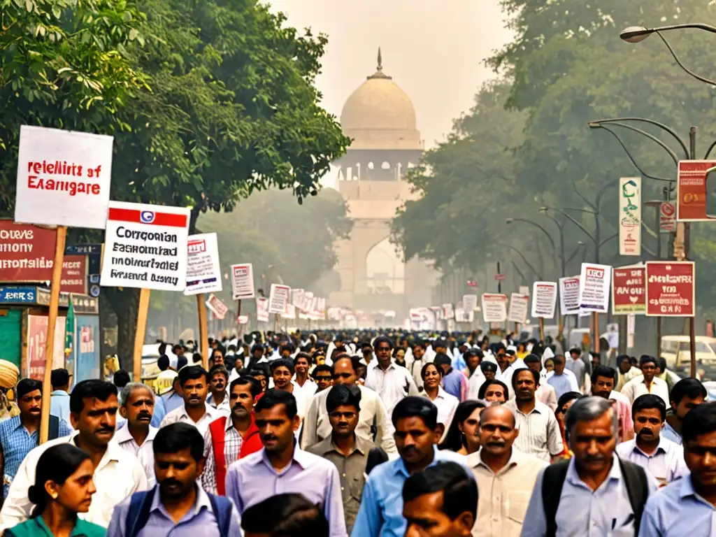 La vibrante calle de Delhi muestra la lucha por la legislación ambiental India impacto global