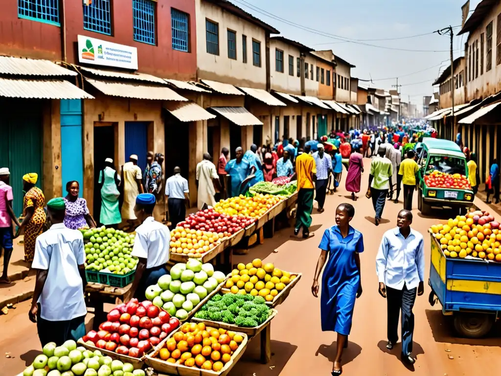 Vida urbana africana: mezcla de tradición y modernidad, con legislación ambiental para urbanización en África