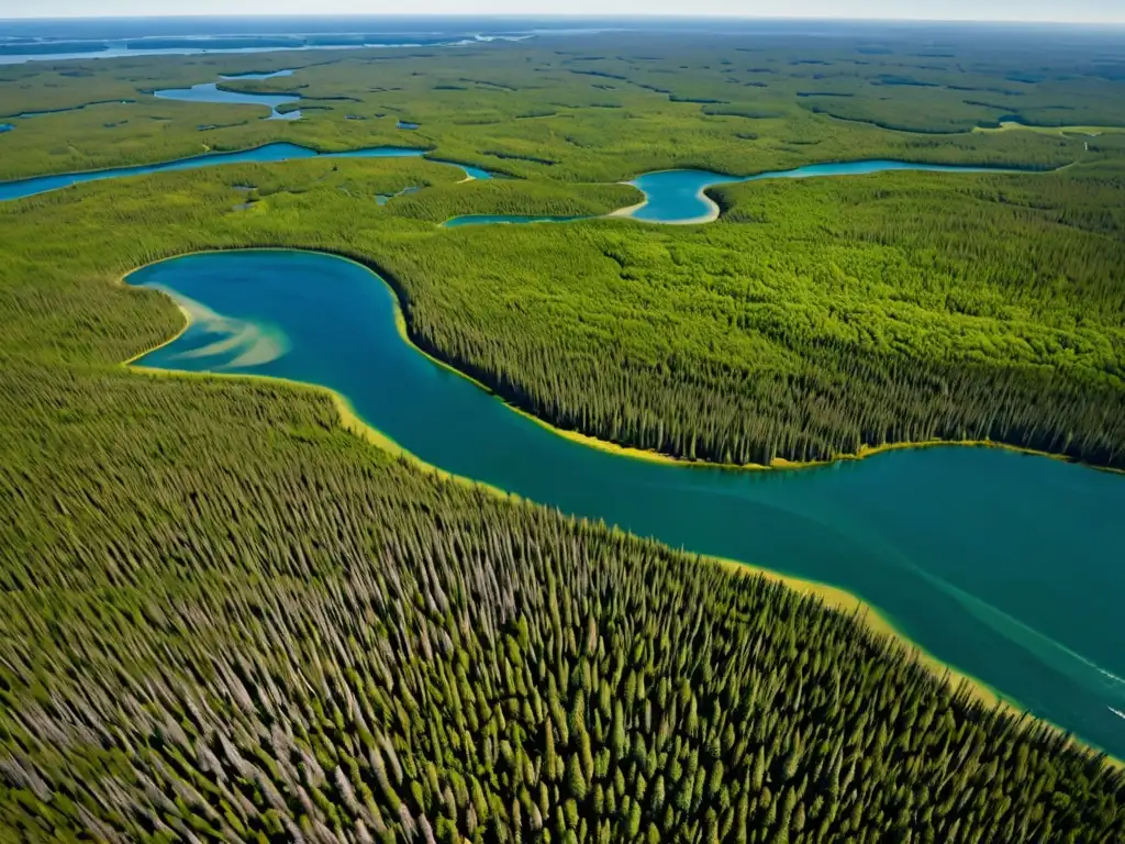 Vista aérea impresionante de los variados paisajes de América del Norte, resaltando su belleza natural y la importancia de la legislación ambiental en la región