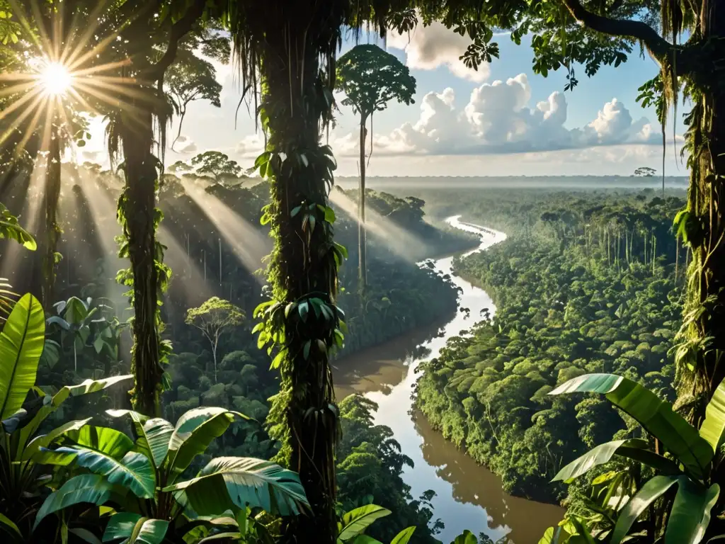 Vista impresionante del Amazonas, vital para Tratado Cooperación Amazónica impacto global