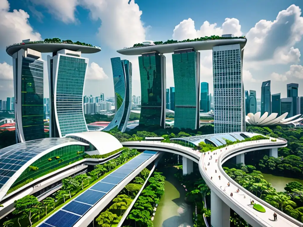 Vista de Singapur: eficiencia tecnológica y legislación ambiental promoviendo la tecnología verde en la ciudad