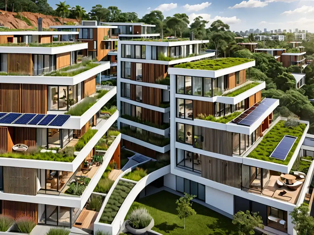 Vivienda asequible con construcción ecológica y leyes de construcción sostenible